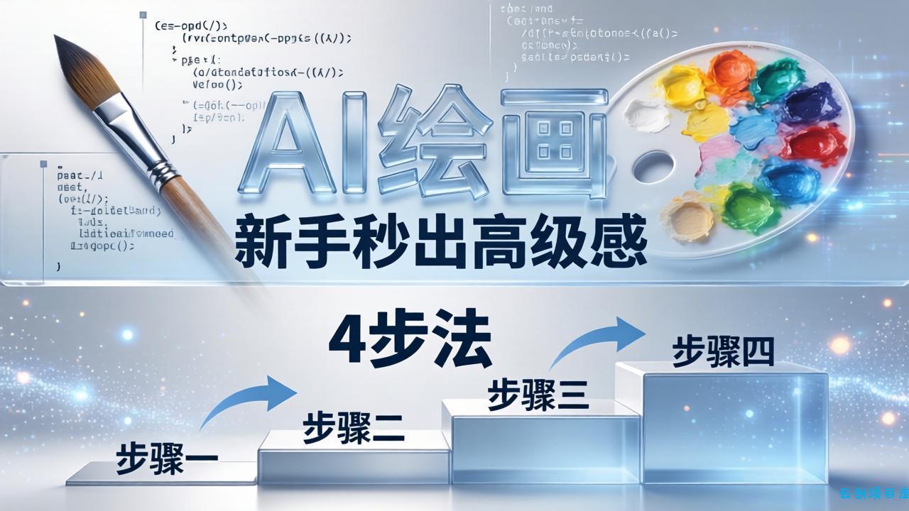 AI绘画入门别再硬磕了！即梦4步法：万能提示词公式+BRTR框架，新手秒出高级感-云创项目库