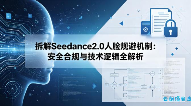 拆解Seedance2.0人脸规避机制：安全合规与技术逻辑全解析-云创项目库