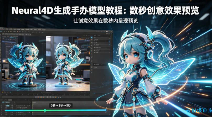 Neural4D生成手办模型教程，让创意效果在数秒内呈现预览-云创项目库