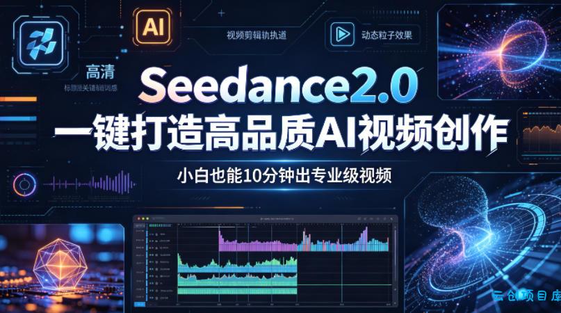 Seedance2.0一键打造高品质AI视频创作,小白也能10分钟出专业级视频