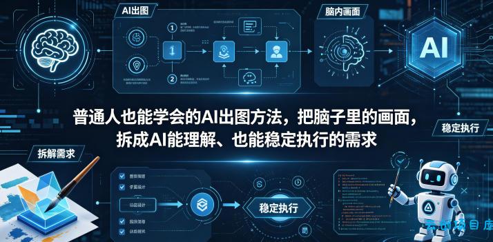 普通⼈也能学会的AI出图⽅法,把脑子里的画面,拆成AI能理解、也能稳定执行的需求【文档】