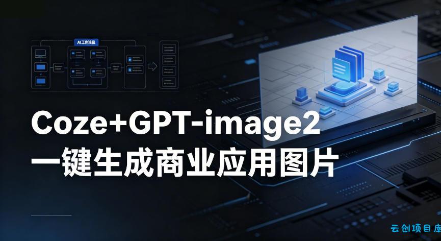 【Coze工作流搭建实操教程】coze+GPT-image2一键生成商业应用图片,全流程保姆级教学
