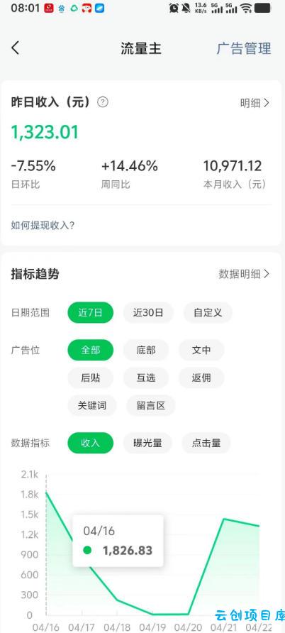 高产值公众号流量主项目陪跑营，发文章-起播放量-收益直接产生，一篇爆文收益1k+