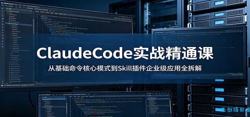 ClaudeCode实战精通课：从基础命令核心模式到Skill插件企业级应用全拆解-云创项目库