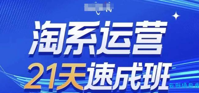 淘系运营21天速成班，0基础轻松搞定淘系运营，不做假把式，快速复制落地(更新26年5月)-云创项目库