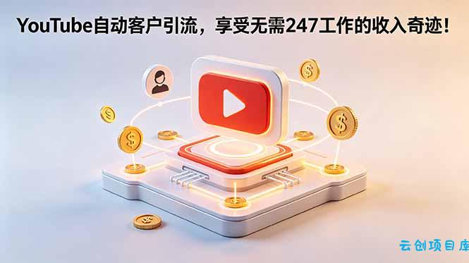 YouTube 自动客户引流，享受无需 247 工作的收入奇迹！【原创双语字幕】-云创项目库