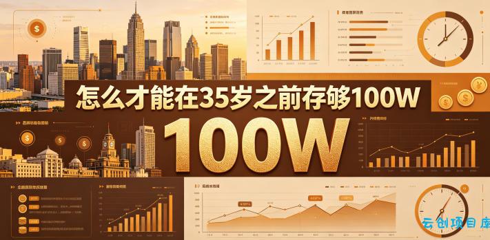 某公众号付费文章：怎么才能在35岁之前存够100W？-云创项目库