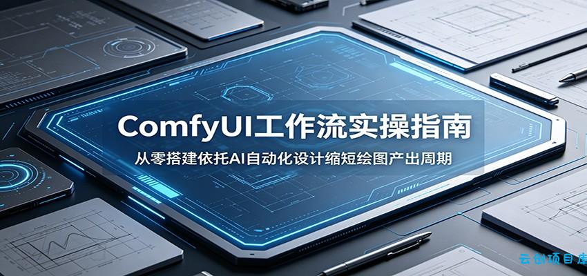 ComfyUI 工作流实操指南：从零搭建依托AI自动化设计缩短绘图产出周期-云创项目库