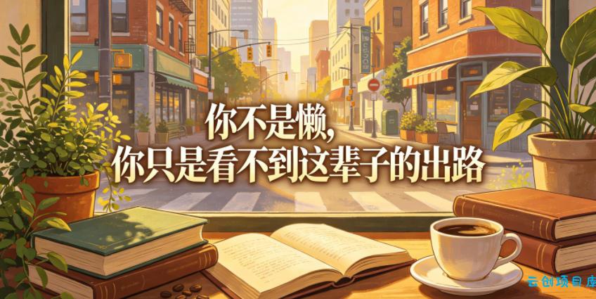 付费文章：你不是懒，你只是看不到这辈子的出路-云创项目库