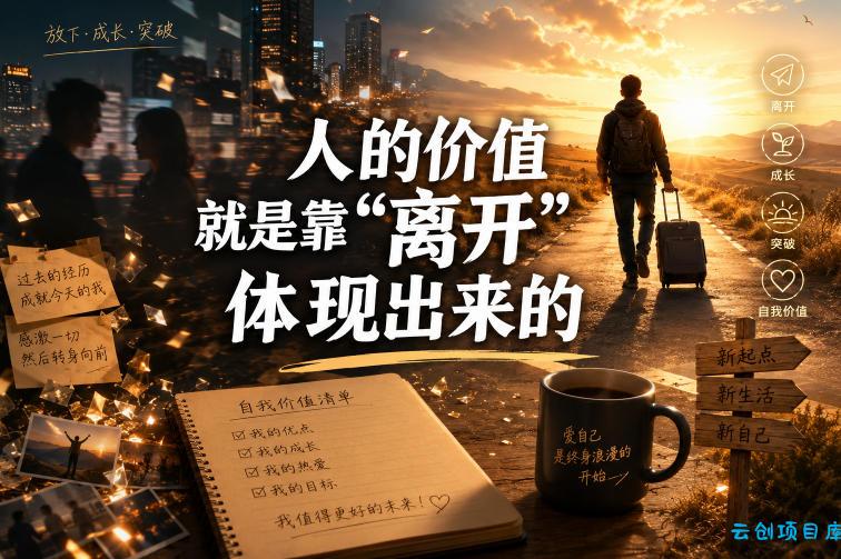 付费文章：人的价值就是靠“离开”体现出来的-云创项目库