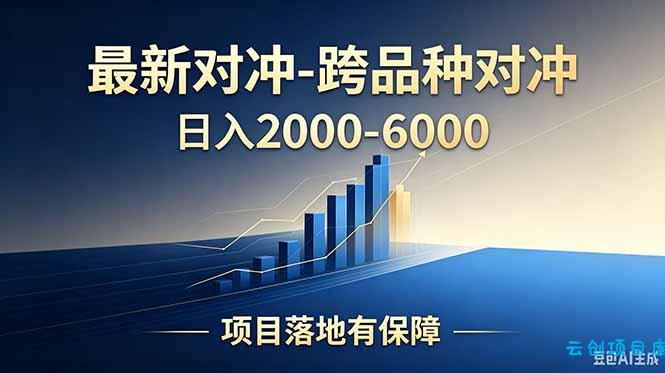 跨品种对冲震撼首发！日收益2000-6000+，项目绿色长久，安全稳健，合规靠谱，可批量放大-云创项目库