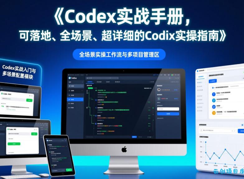 Codex实战手册，可落地、全场景、超详细的Codex实操指南-云创项目库