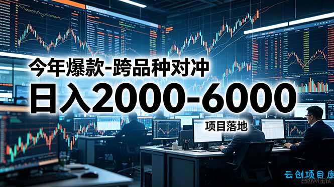 今年爆款-跨品种对冲日入2000-6000，项目落地！-云创项目库