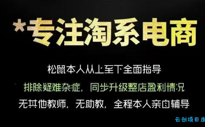 松鼠会电商VIP课程,从基础布局到高阶优化,助你掌握淘宝运营逻辑,提升店铺流量与转化